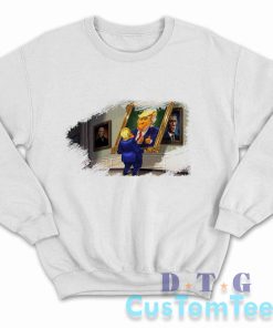 Trump Accurately Capture White House Life Sweatshirt Color White