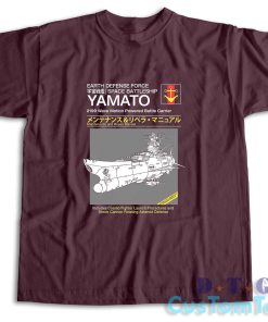 Battleship Yamato Service And Repair T-Shirt Color Dark Purple