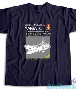 Battleship Yamato Service And Repair T-Shirt Color Navy