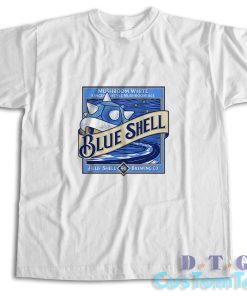 Blue Shell T-Shirt Color White