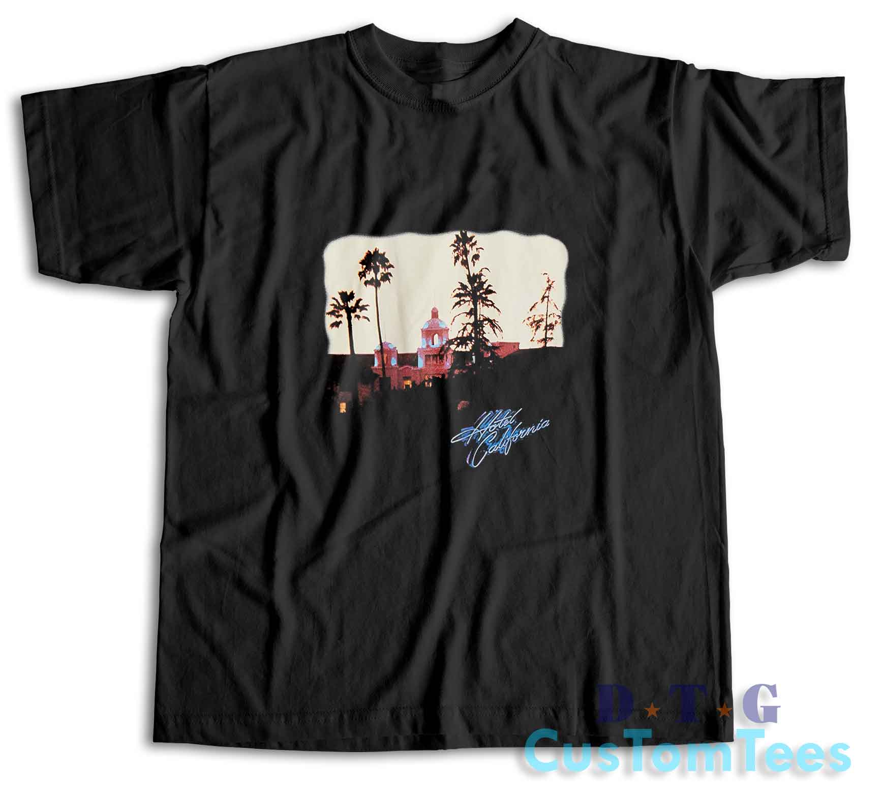 Buy Now! Eagles Hotel California T-Shirt Size S-3XL | DTG Custom Tees