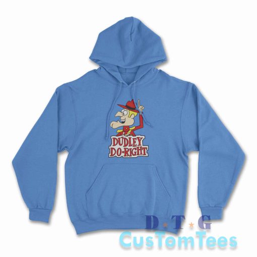 The Dudley Do Right Hoodie Color Bright Navy Blue