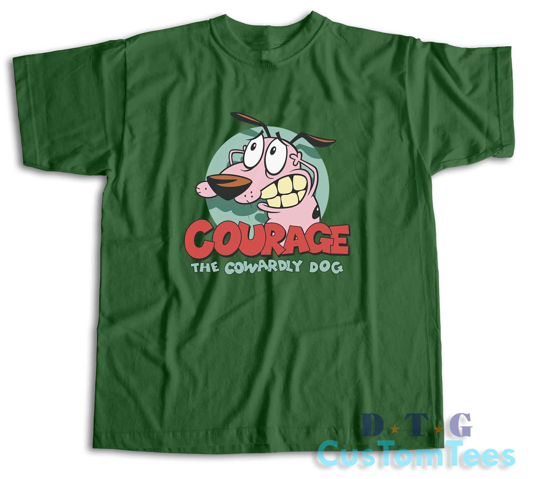 what color is courage the dog