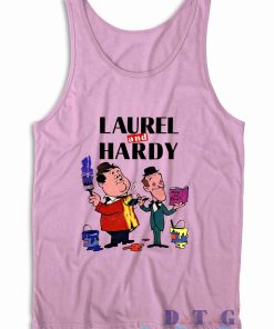 Laurel And Hardy Tank Top Color Pink