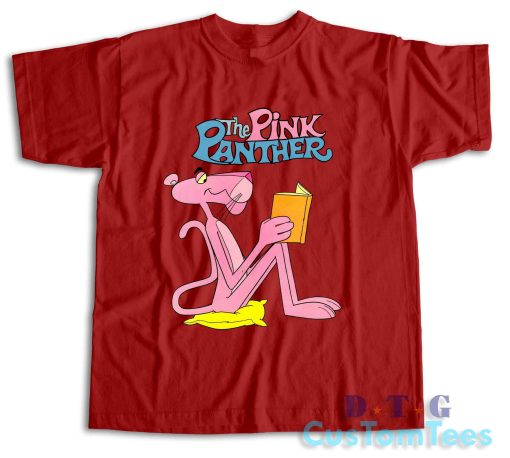 The Pink Panther T-Shirt Color Red