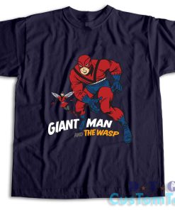 Giant Man And The Wasp T-Shirt Color Navy