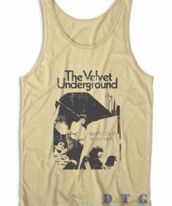 Velvet Underground White Light White Heat Tank Top Color Cream