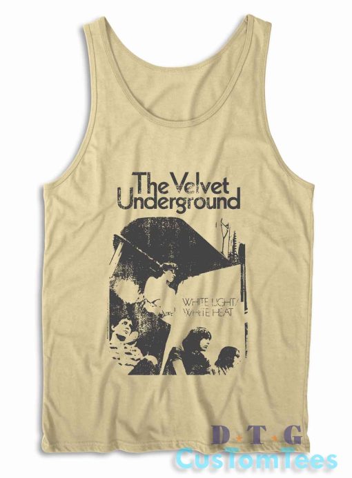 Velvet Underground White Light White Heat Tank Top Color Cream