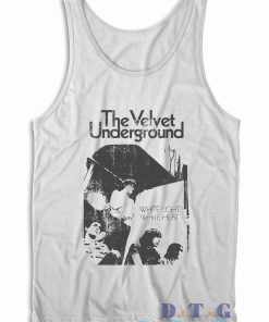 Velvet Underground White Light White Heat Tank Top Color White