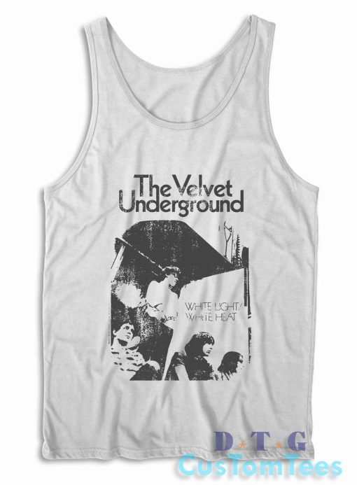 Velvet Underground White Light White Heat Tank Top Color White