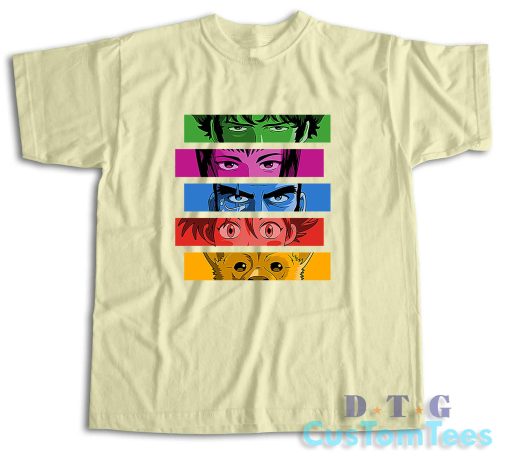 Too Good Too Bad Cowboy Bebop T-Shirt Color Cream