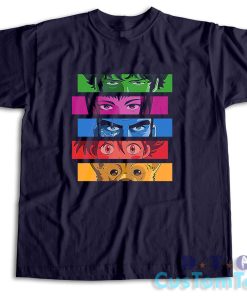 Too Good Too Bad Cowboy Bebop T-Shirt Color Navy