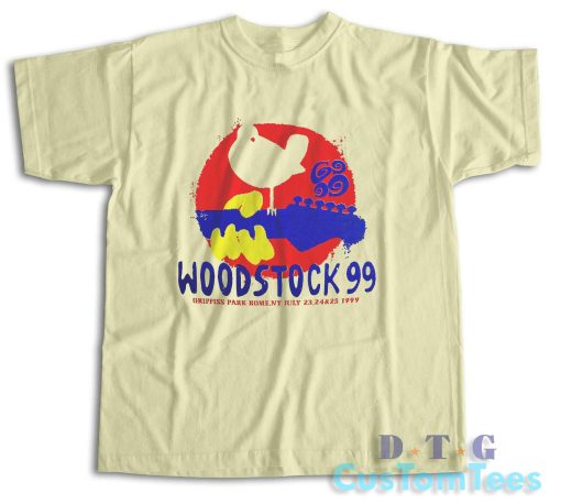 Woodstock 99 T-Shirt Color Cream