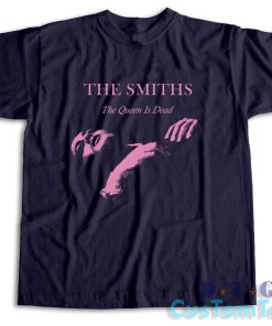 The Smiths The Queen is Dead T-Shirt Color Navy