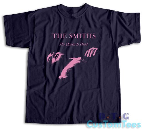 The Smiths The Queen is Dead T-Shirt Color Navy