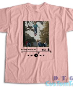 Running Up That Hill Max T-Shirt Color Grey Pink