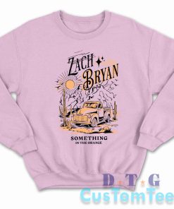 Zach Bryan Something In The Orange Sweatshirt Color Lilac