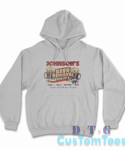 Beer Removal Service Hoodie Color Grey