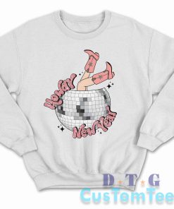 Howdy New Year Sweatshirt Color White