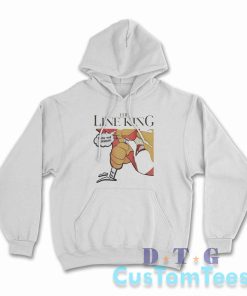 The Line King Fuck The Kingdom Hoodie Color White