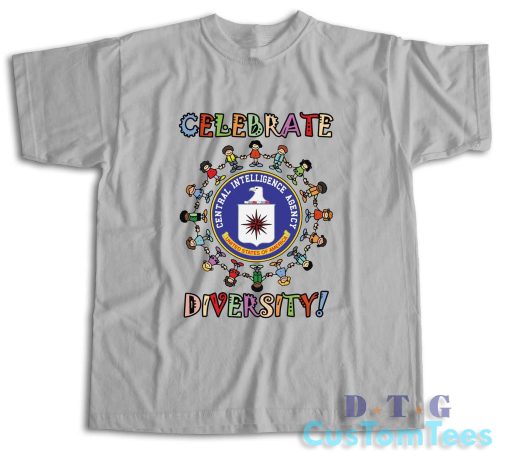 Celebrate Diversity T-Shirt Color Grey