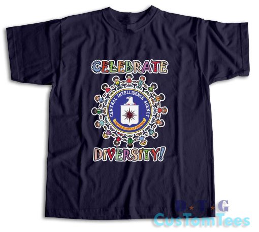 Celebrate Diversity T-Shirt Color Navy