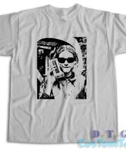 Kurt Cobain Mobile Phone T-Shirt Color Grey