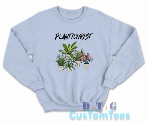 Plantichrist Sweatshirt Color Light Blue