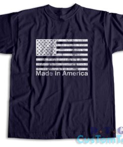 Independence Day Made In America T-Shirt Color Navy