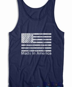 Independence Day Made In America Tank Top Color Navy