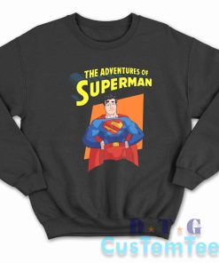 My Adventures With Superman Sweatshirt Color Black